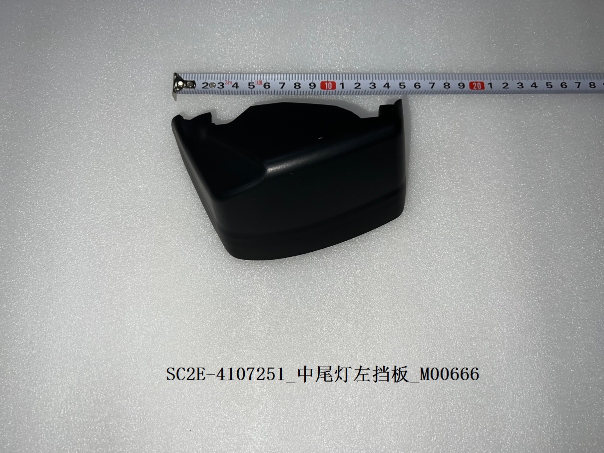 Center Tail Light Left Baffle
