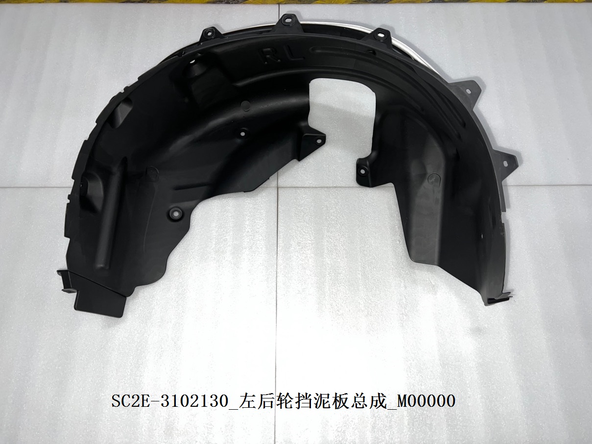 Left Rear Wheel Mudguard Assembly