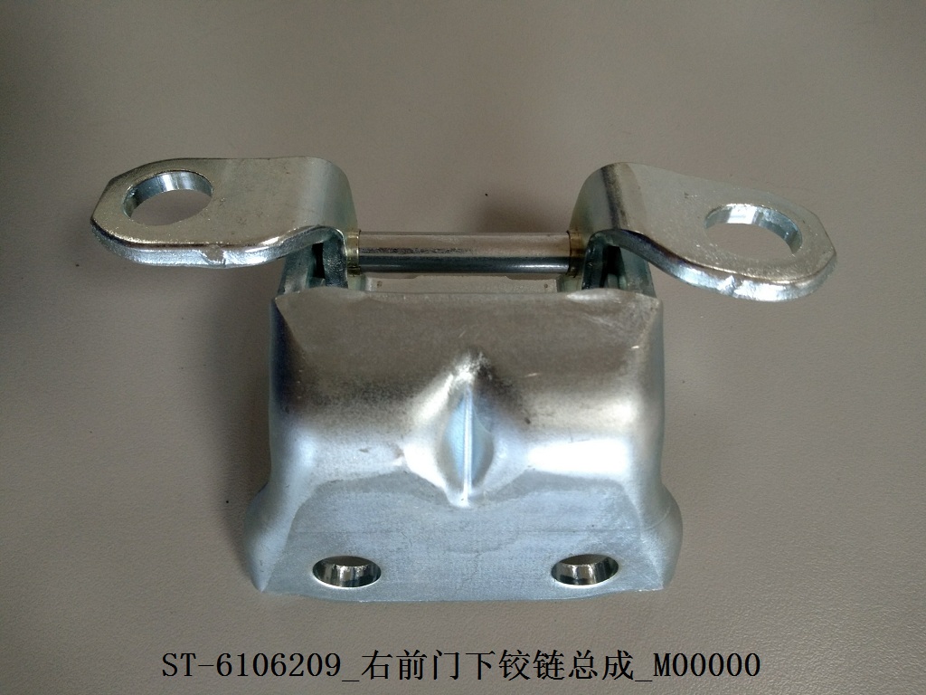 Right front door lower hinge assembly
