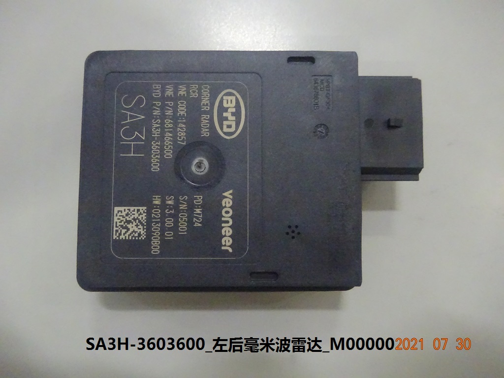 Left Rear Millimeter-Wave Radar