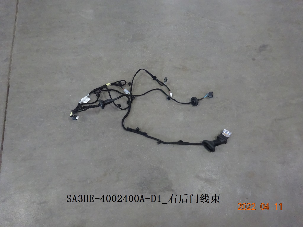 Right rear door wiring harness