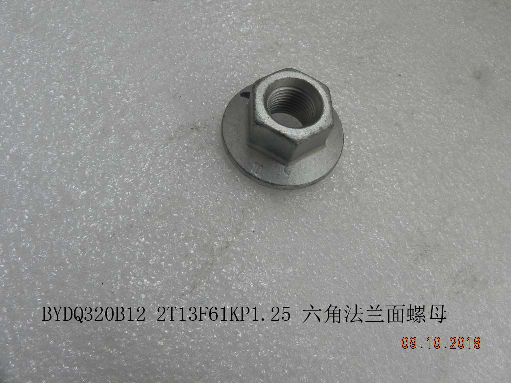 BYDQ320B12-2T13F61KP1.25 Hexagon Flange Nut