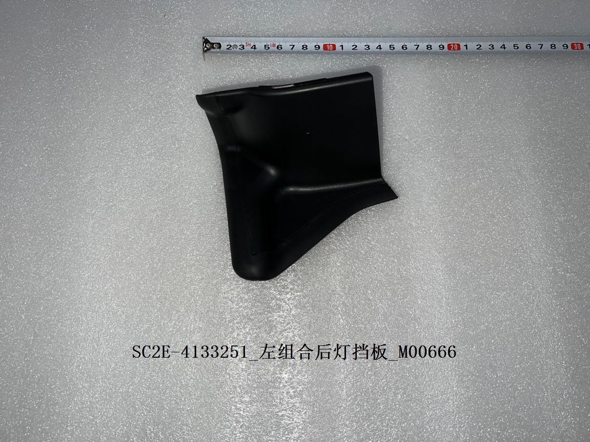 Left Combination Taillamp Baffle