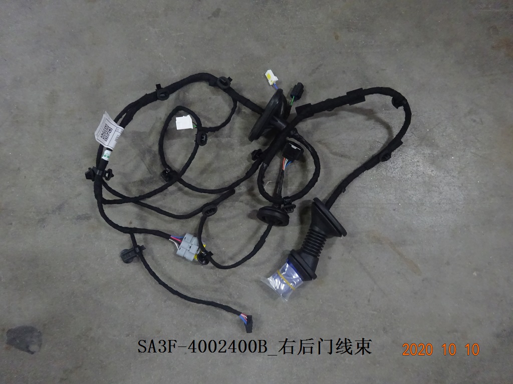 Right rear door wiring harness
