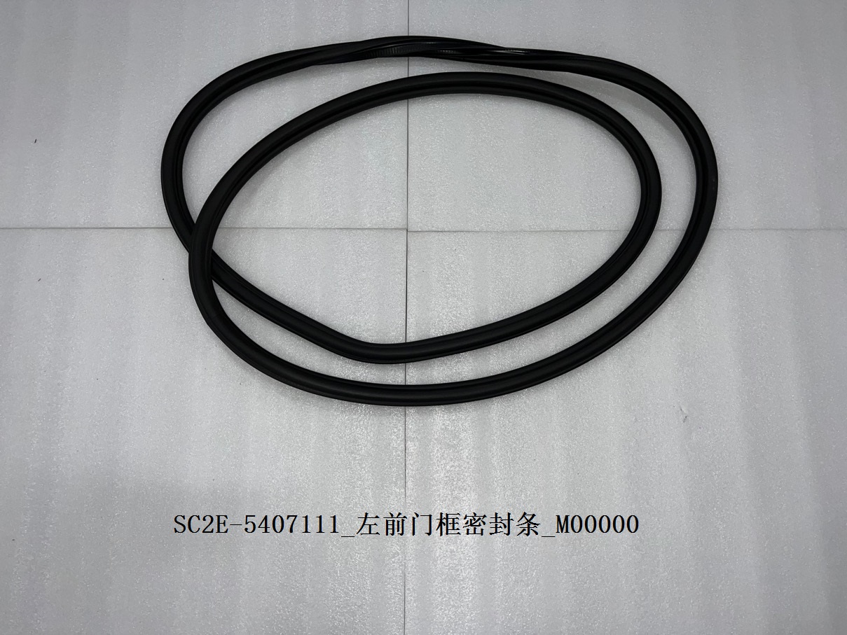 Left front door frame weatherstrip