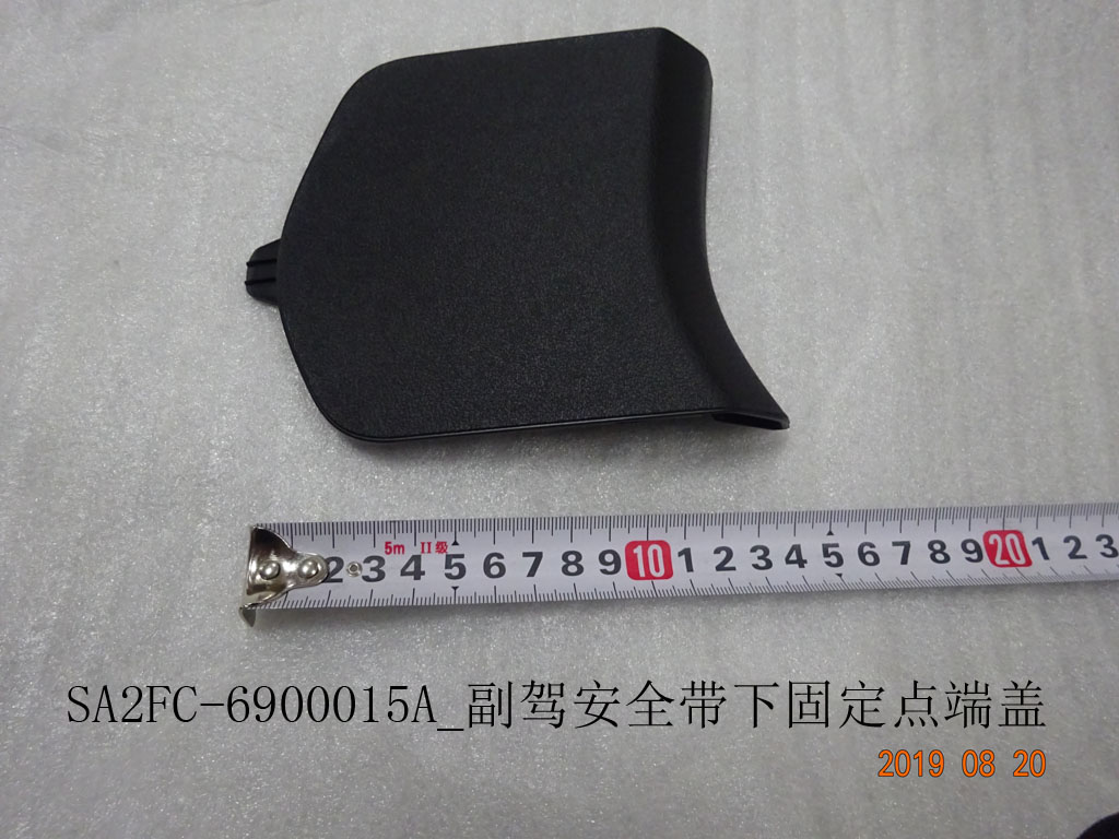 Passenger-Side Seat Belt Lower Anchor Point End Cap