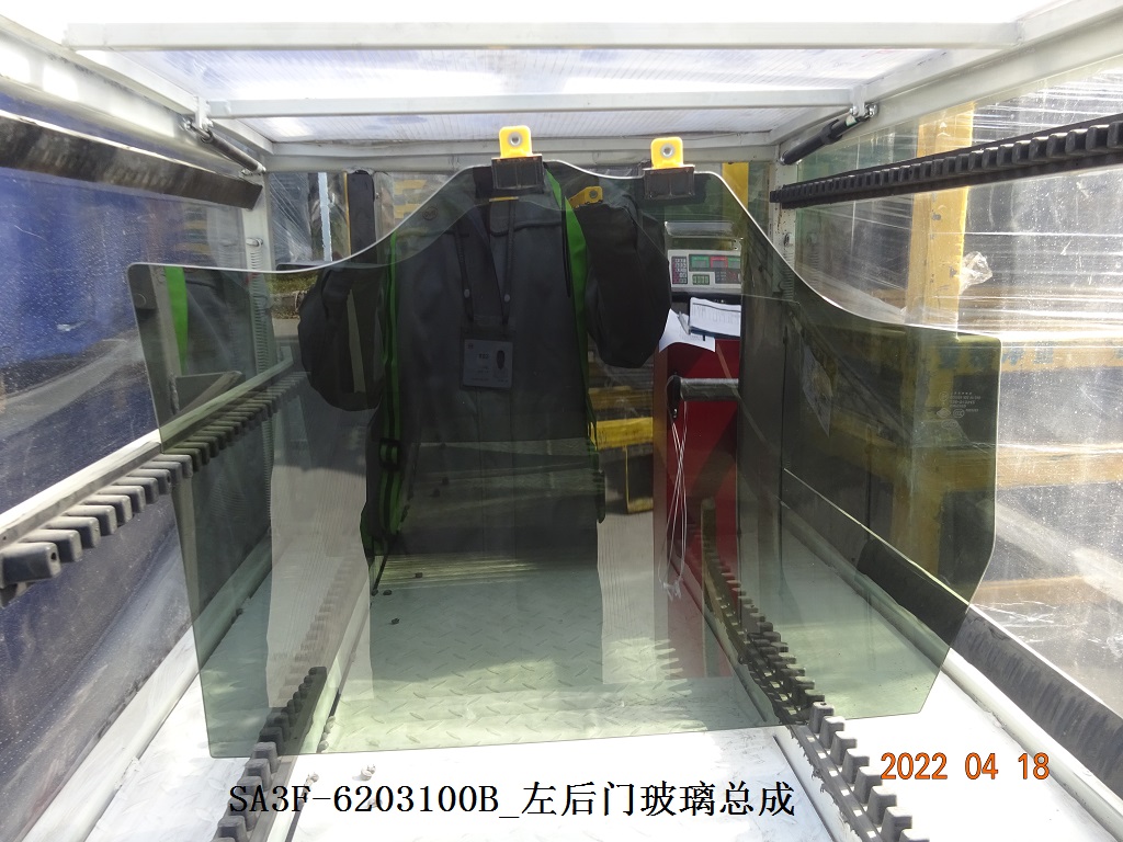 Left Rear Door Glass Assembly