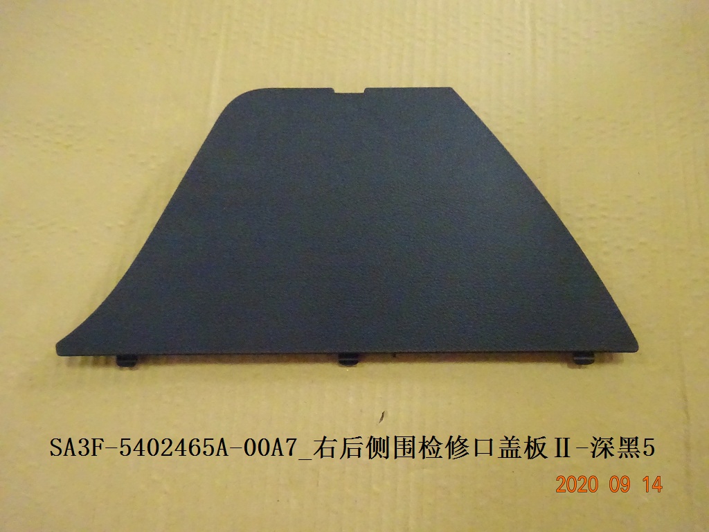 Right Rear Quarter Panel Access Cover II – Deep Black 5