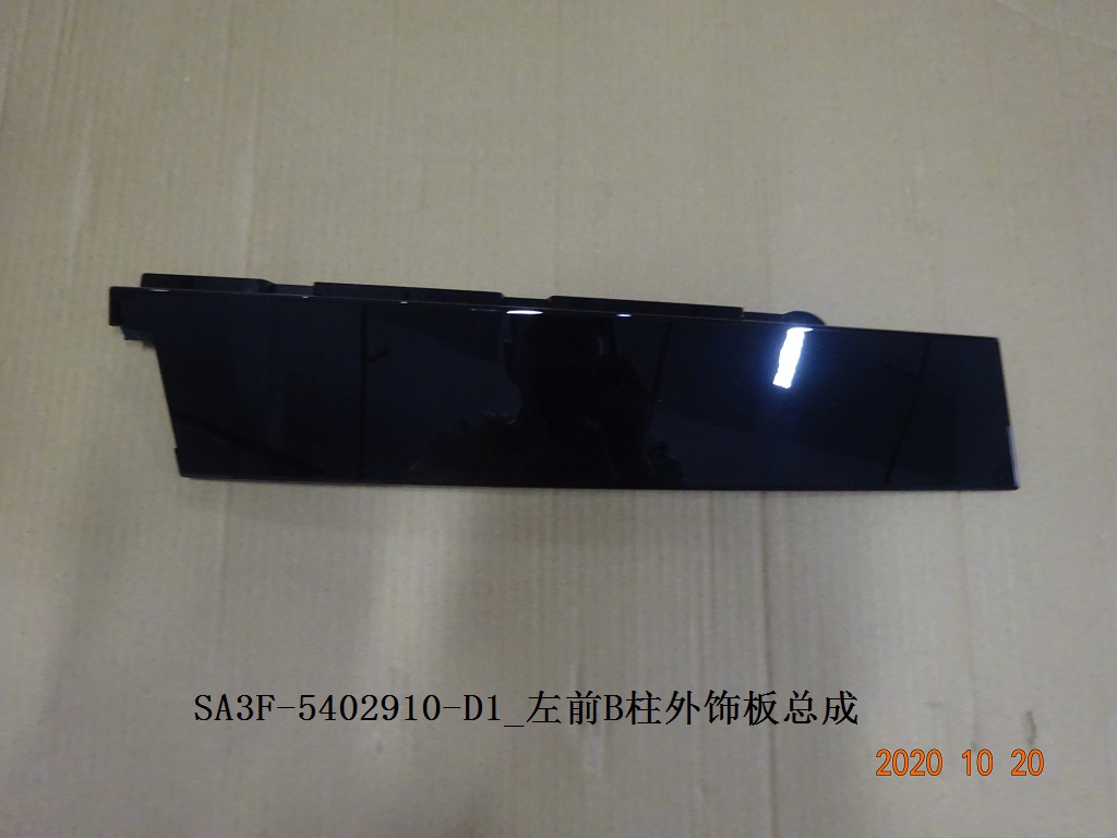 Left Front B-Pillar Exterior Trim Panel Assembly