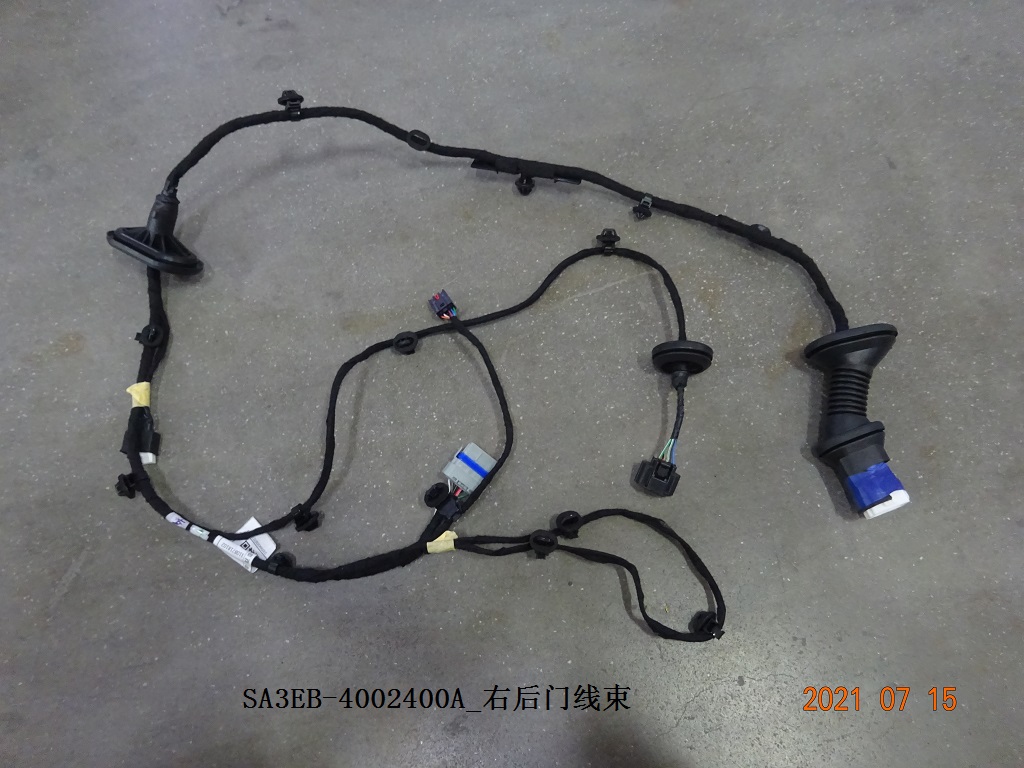 Right rear door wiring harness
