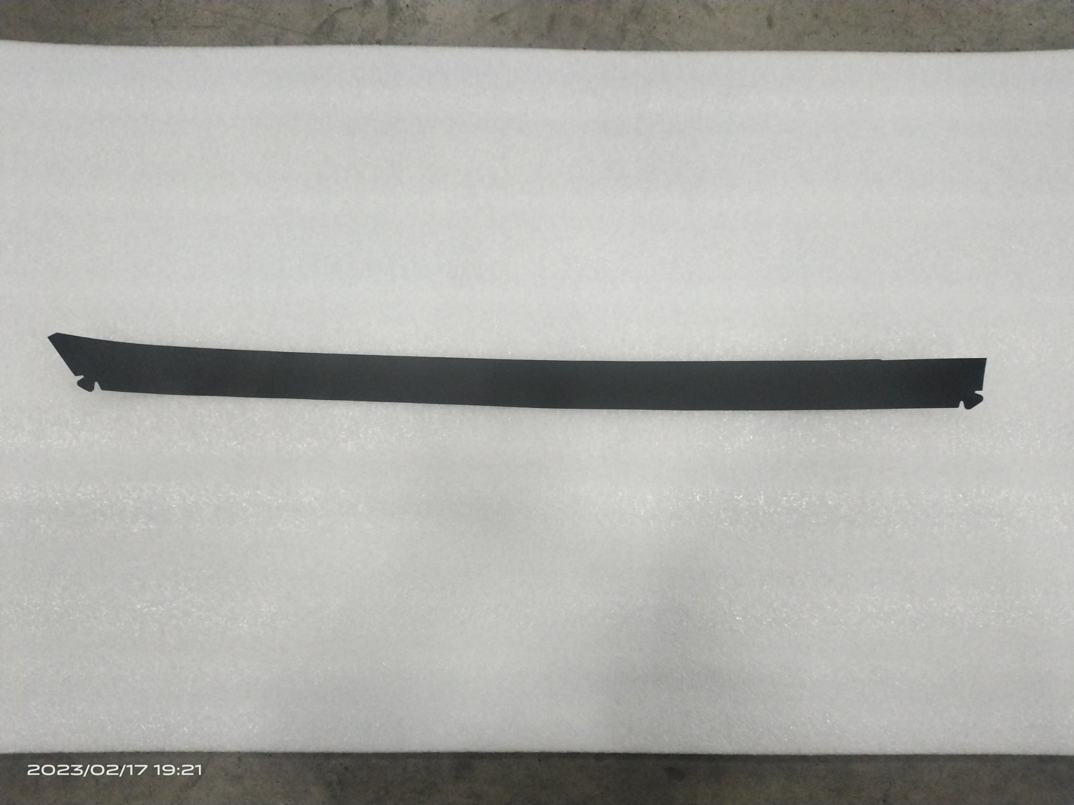 Left Rear Door Window Frame Blackout Film