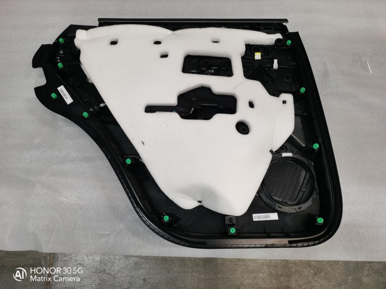 Right rear door trim panel assembly - Deep Black 5