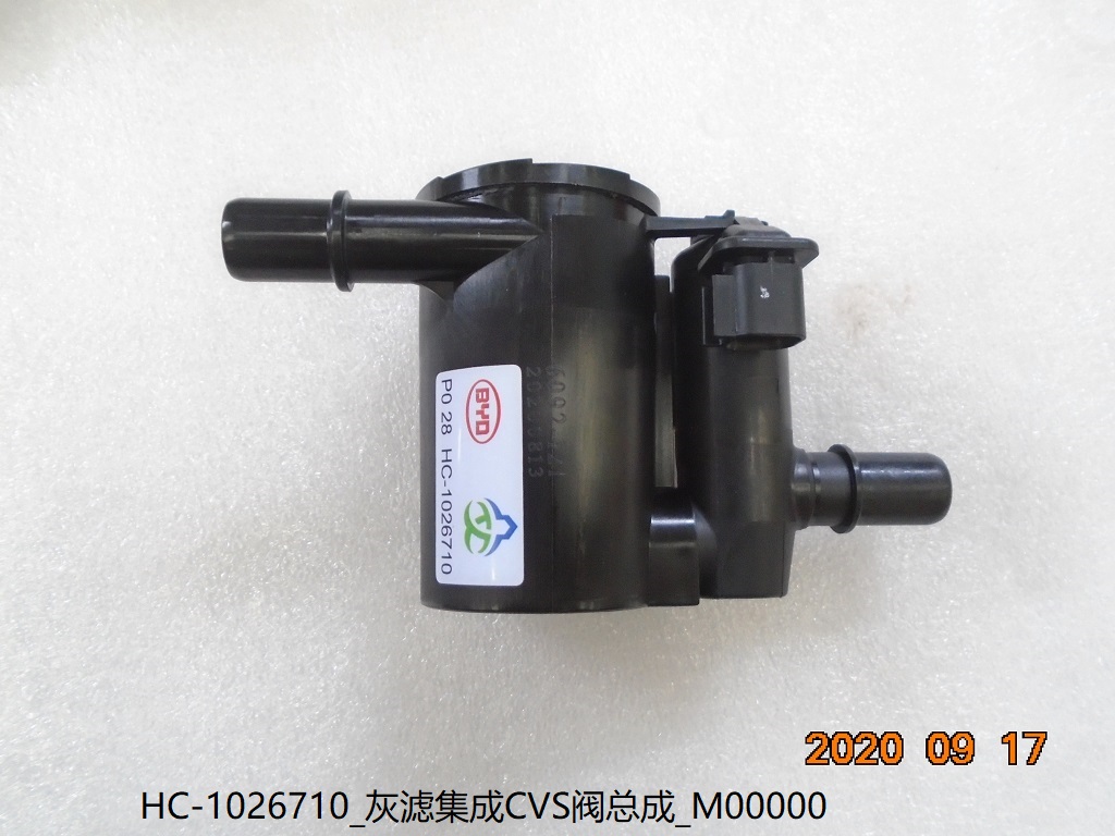 Dust Filter Integrated CVS Valve Assembly
