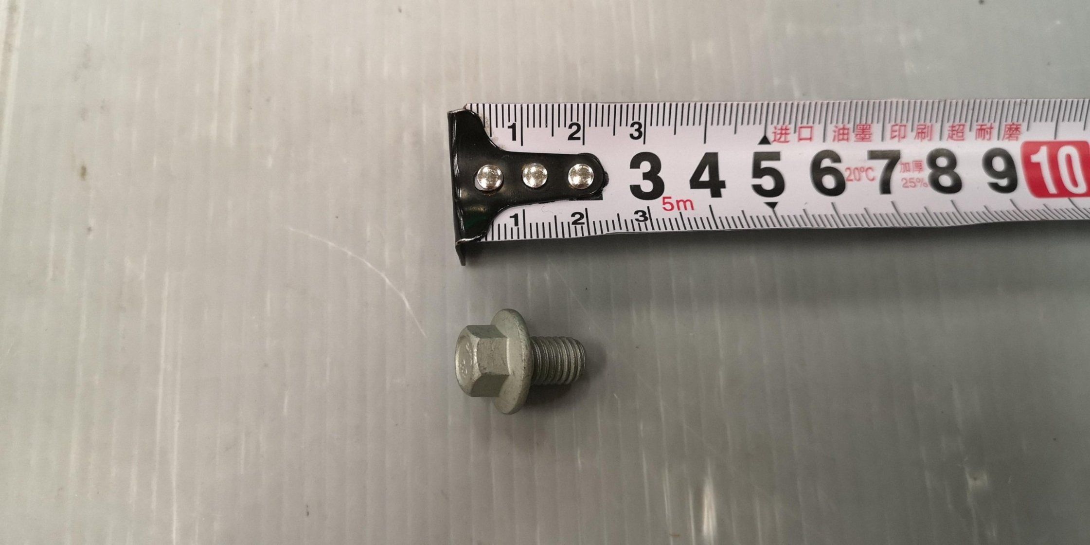 Q1840812T1F61_Hex Flange Bolt_P1.25