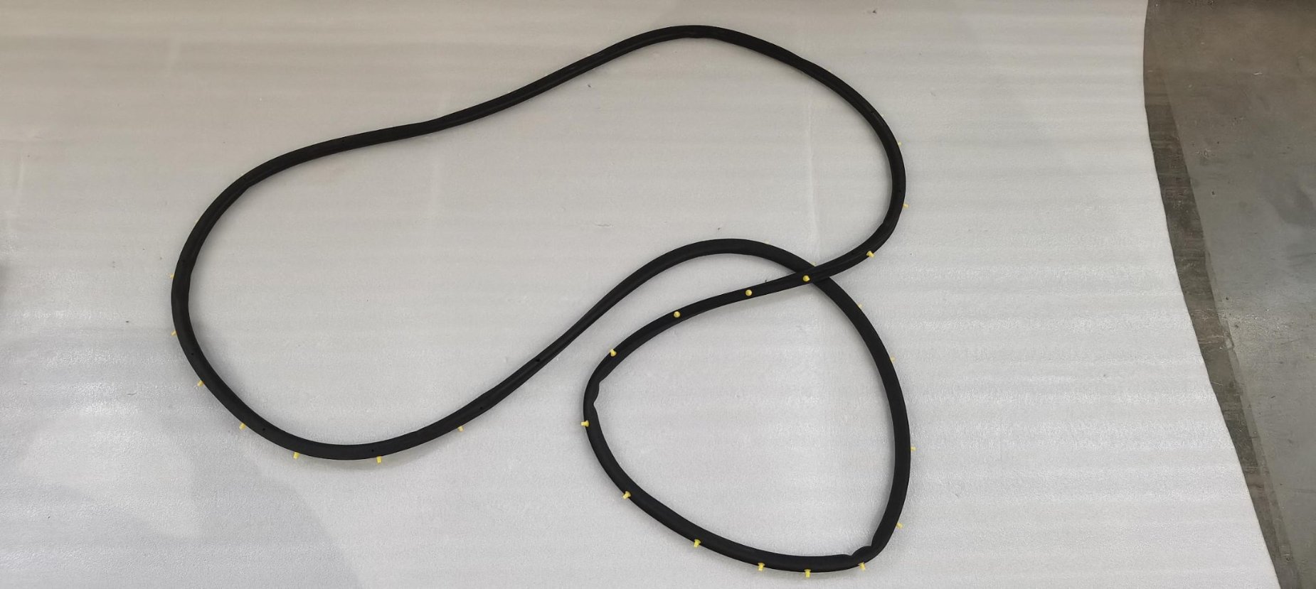Left front door weatherstrip