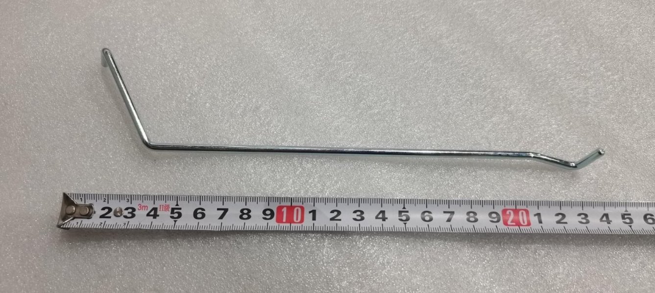 Left front door exterior release rod