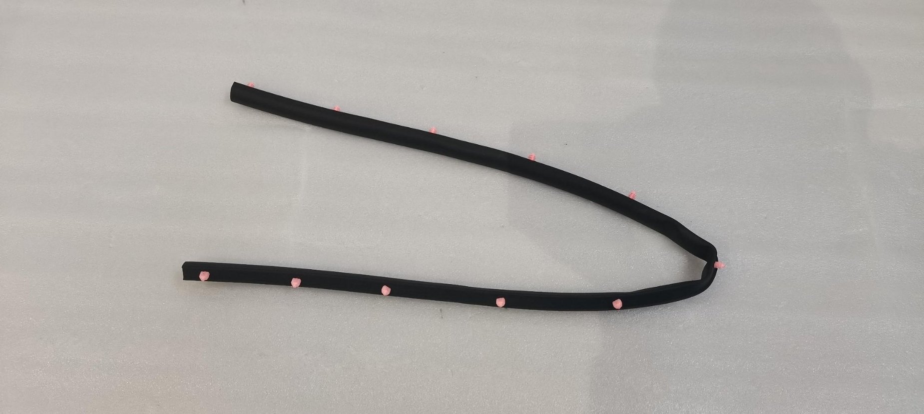 Left front door sill weatherstrip