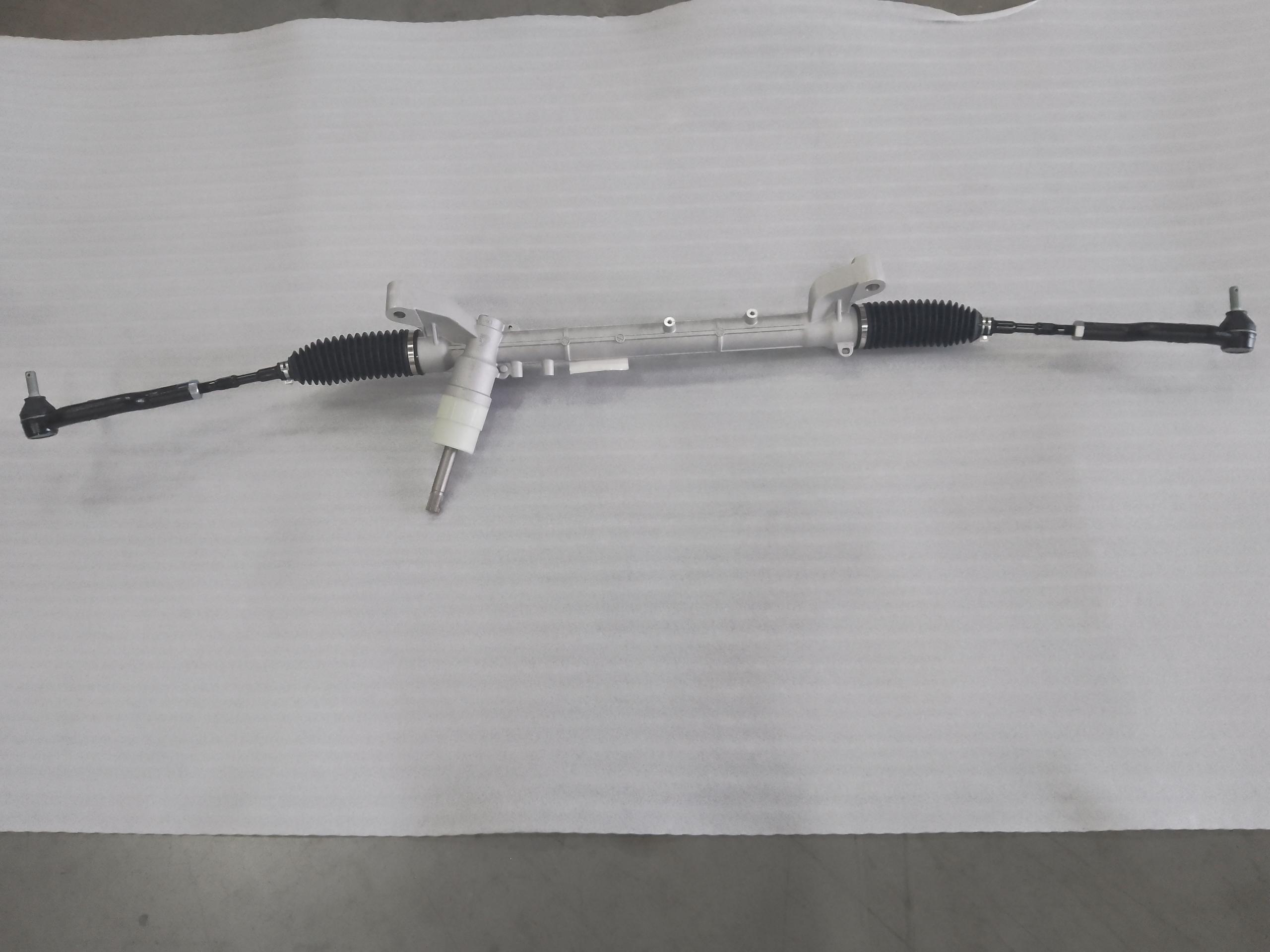 Mechanical steering gear with tie rod assembly