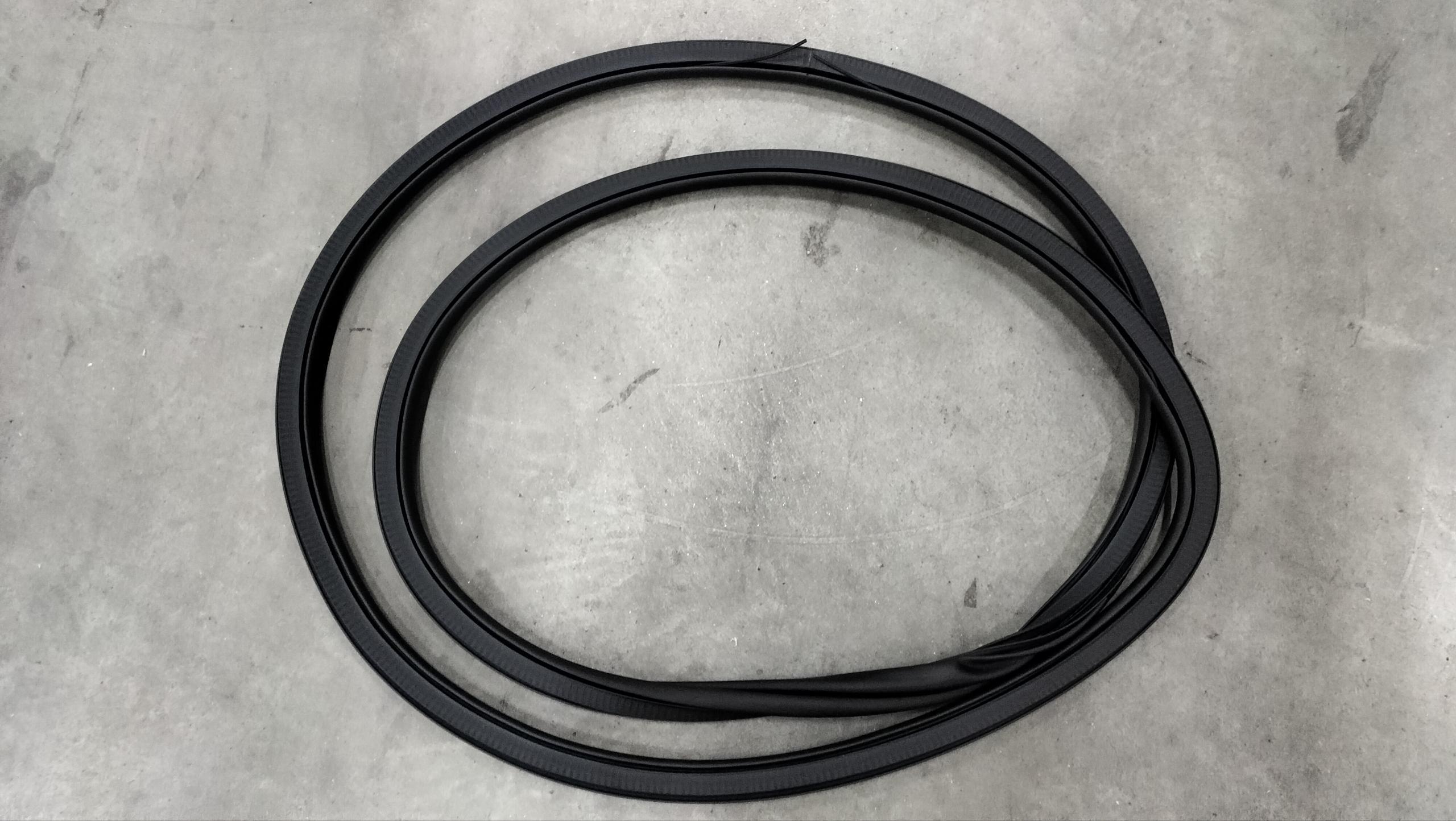 Left front door frame weatherstrip