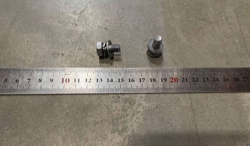 Q1460816T1F70_Hex Head Bolt, Spring Washer and Plain Washer Assembly