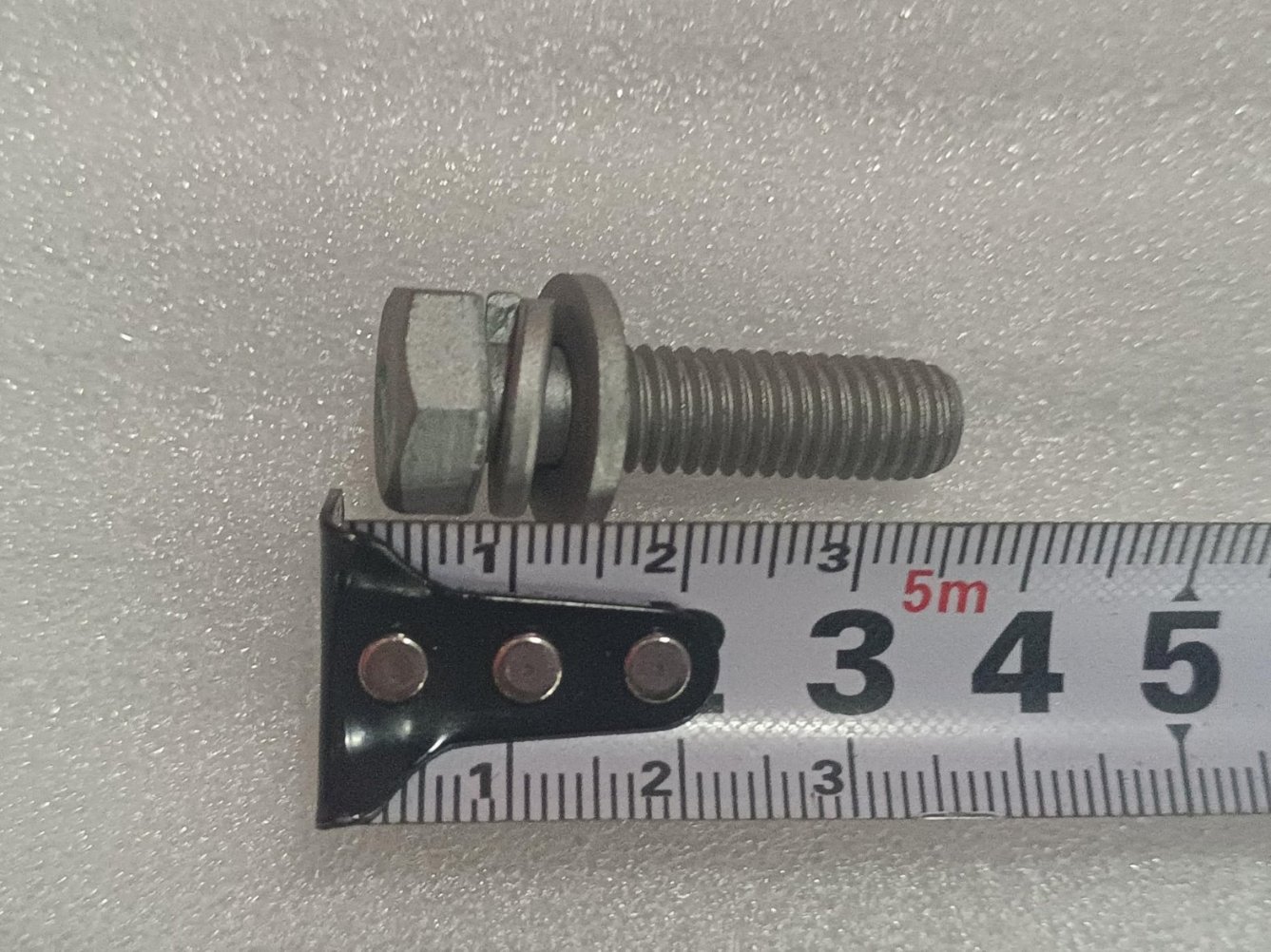 Q1460830TF61HP1.25_Hex Head Bolt, Spring Washer and Flat Washer Assembly