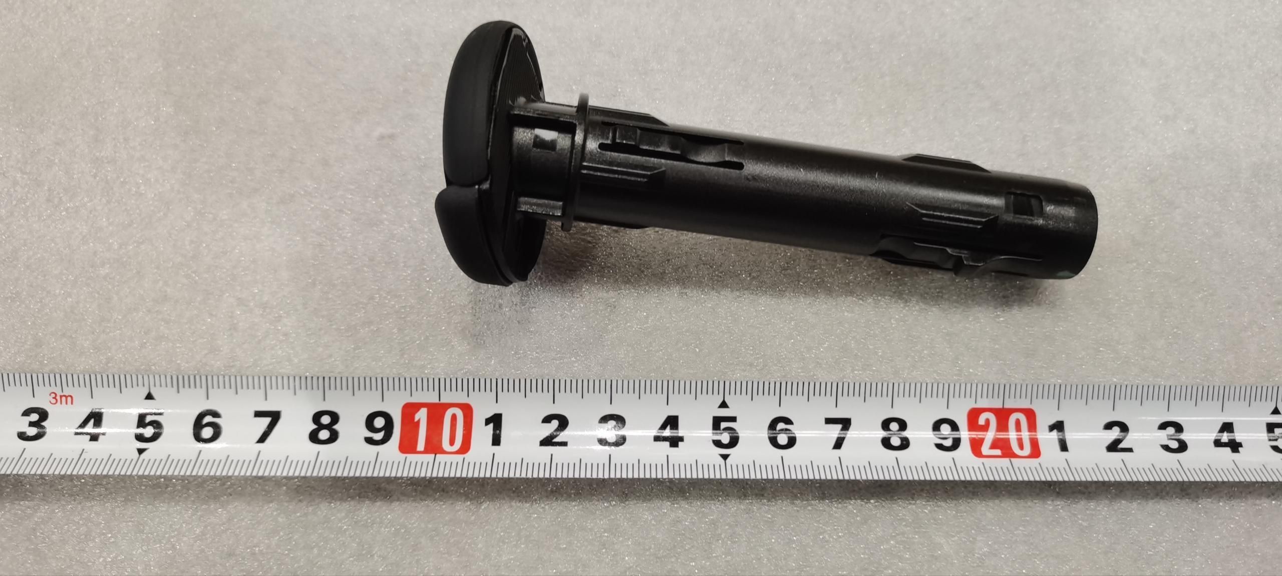 Rear Headrest Height-Adjust Slide Sleeve Component - Deep Black 5