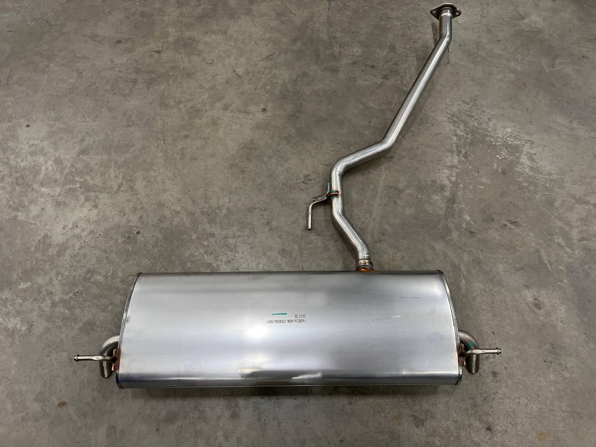 Rear Exhaust Pipe Assembly