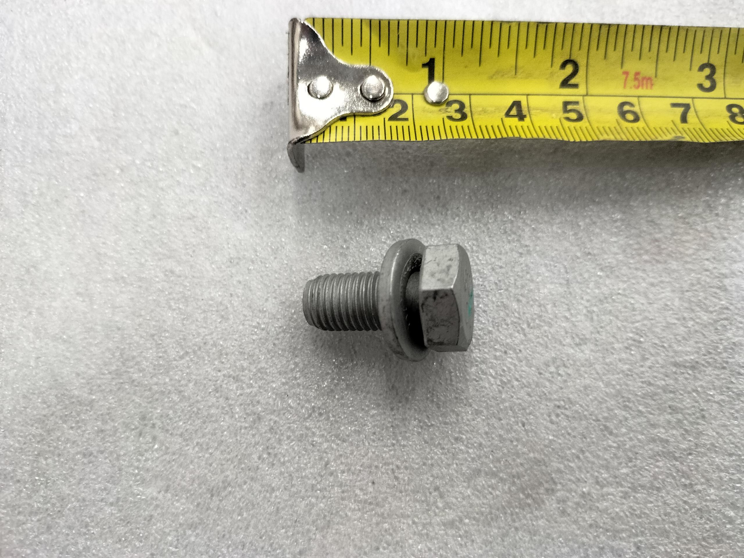 Q1401020TF61HP1.25_Hex Head Bolt and Plain Washer Assembly
