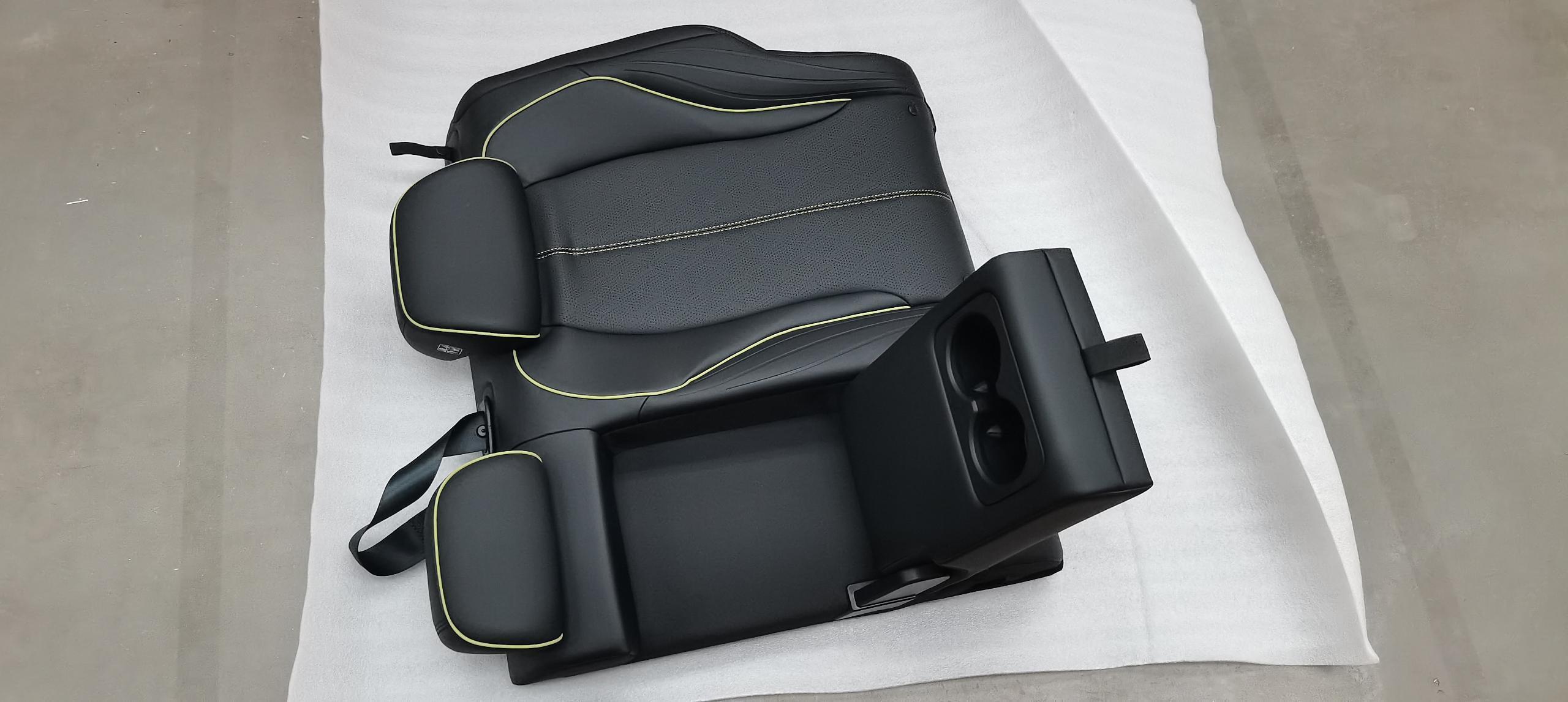 Left Rear Seat Backrest Assembly - Spring Green