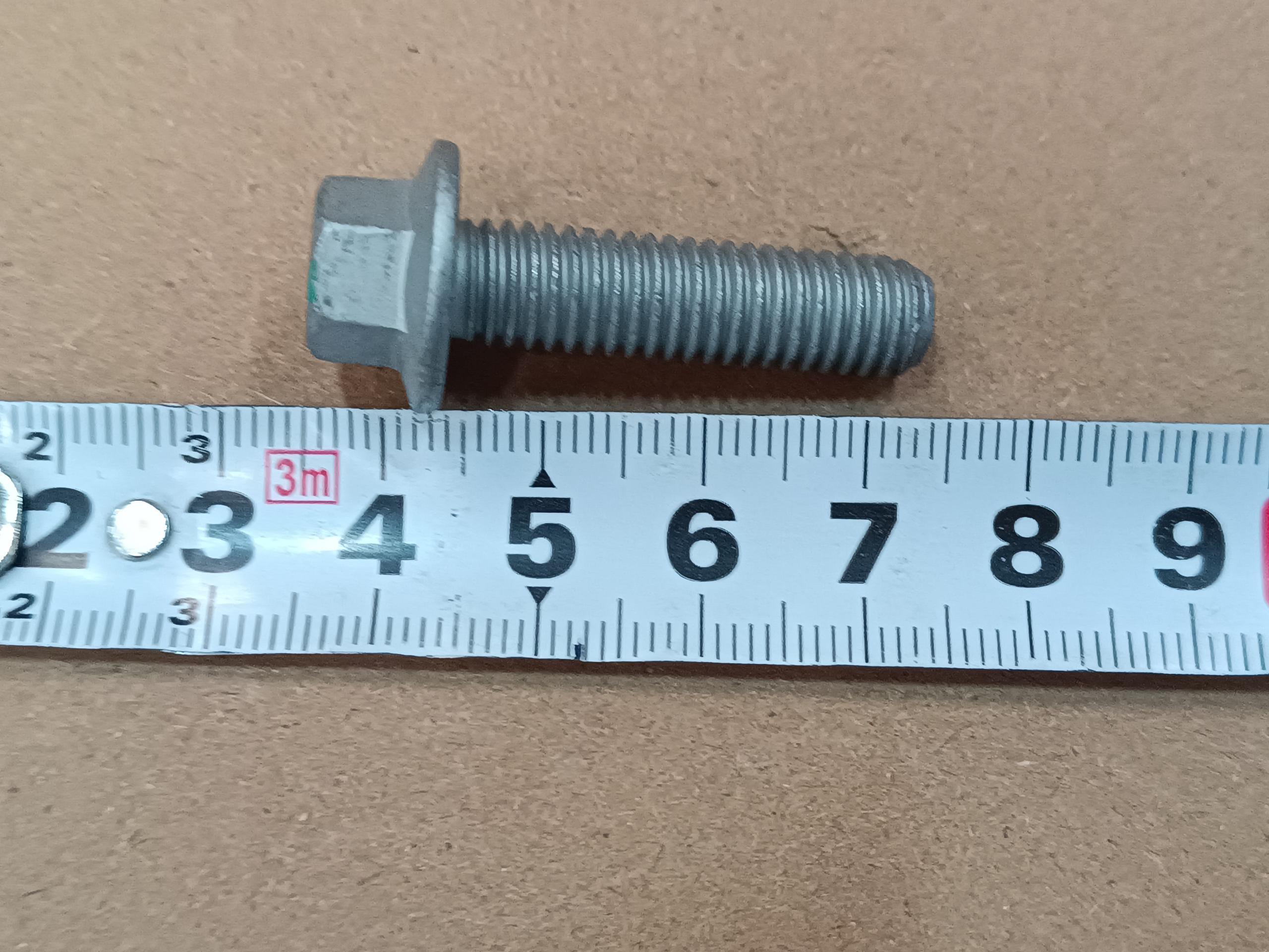 Q1840830T1F61HP1.25_Hex Flange Bolt