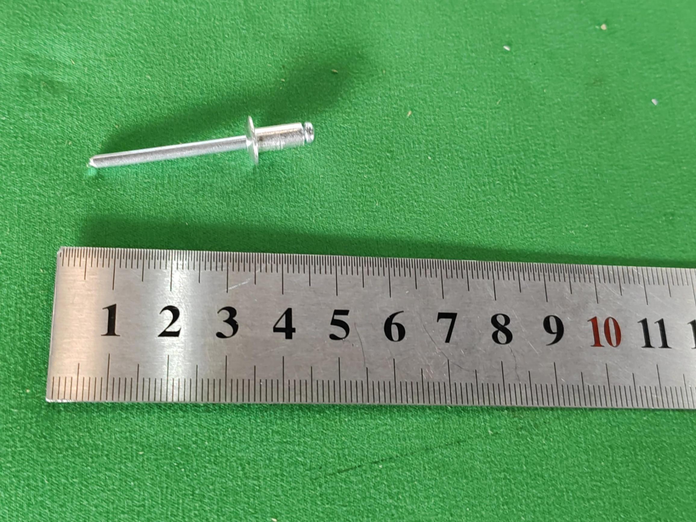 Rivet_Φ4.8×9mm_Aluminum Alloy Grade 10_Open-Type Dome-Head Blind Rivet