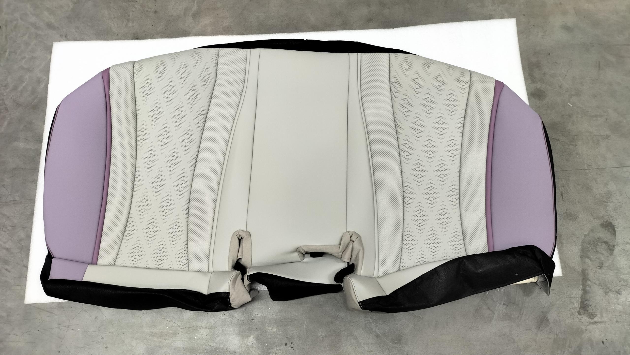 Left Rear Seat Cushion Cover Assembly - Greyish Rose Pink