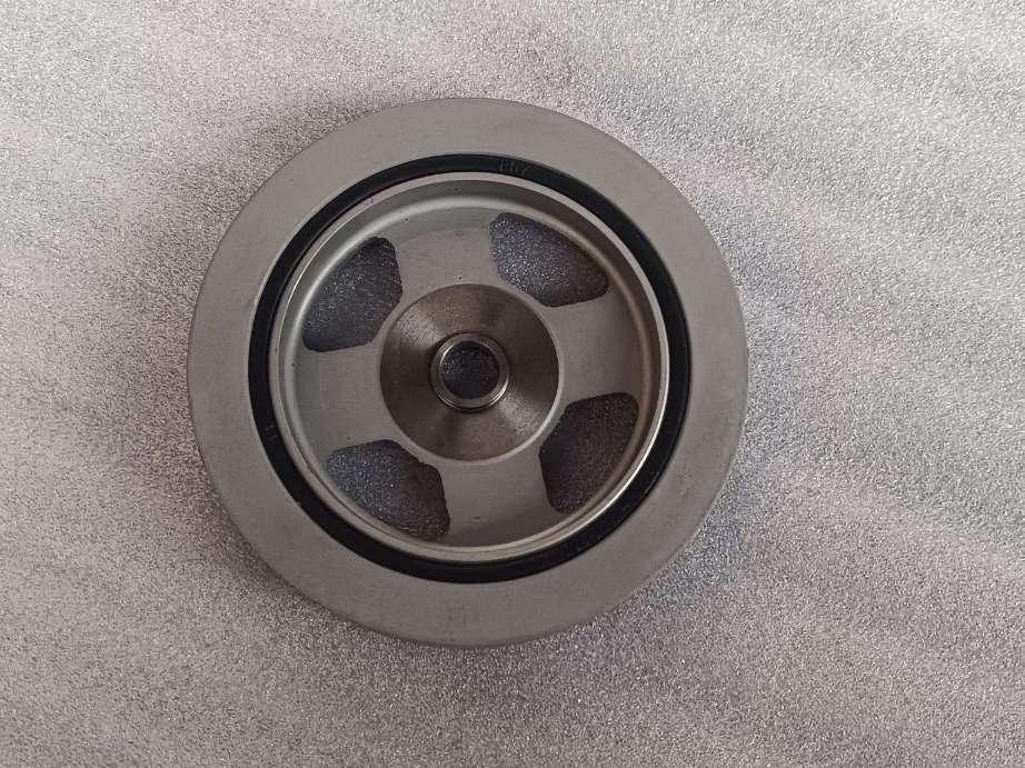 Crankshaft vibration damper pulley