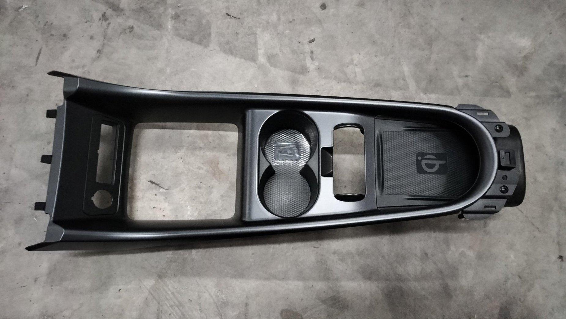 Front Passenger Instrument Panel Cup Holder Assembly - Matte Metallic Black