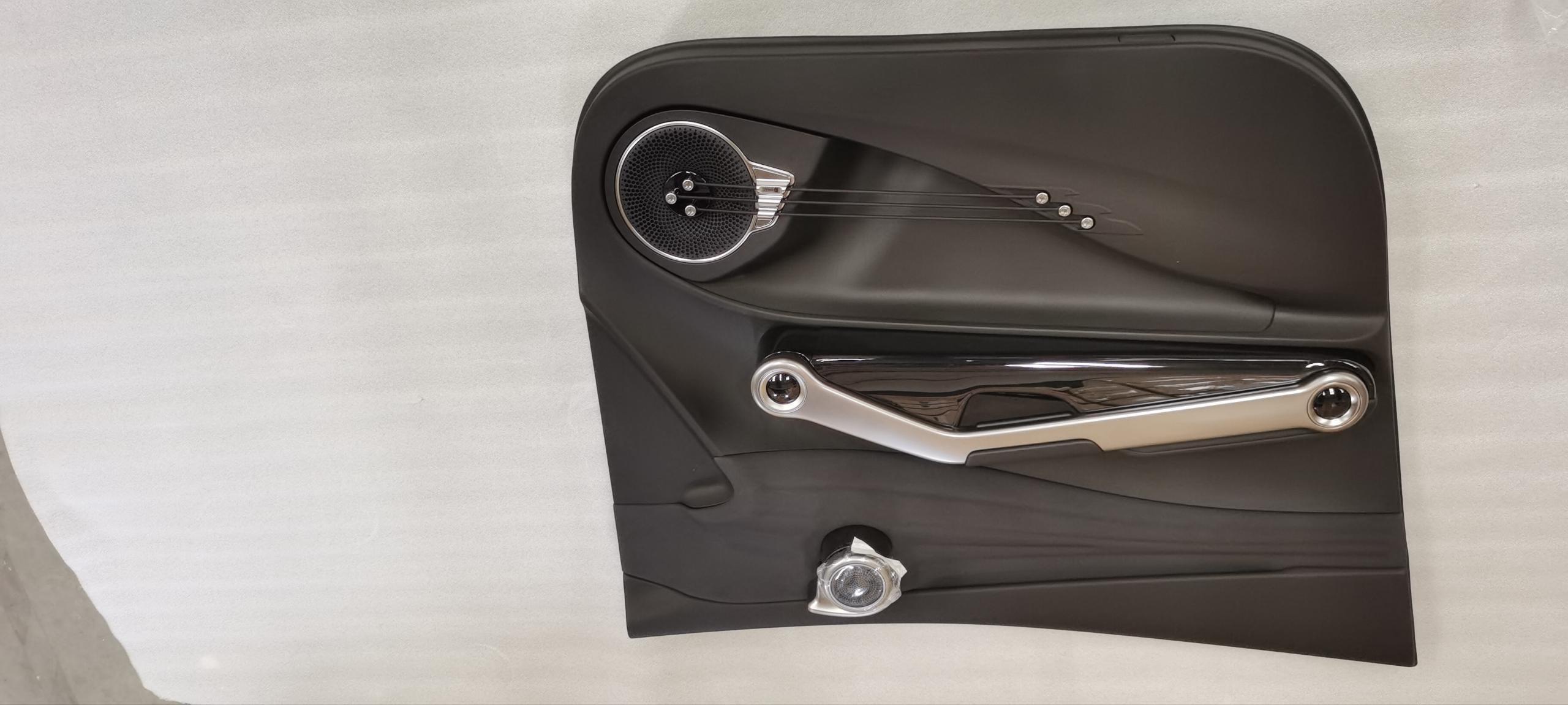 Left front door trim panel assembly - Deep Black 5