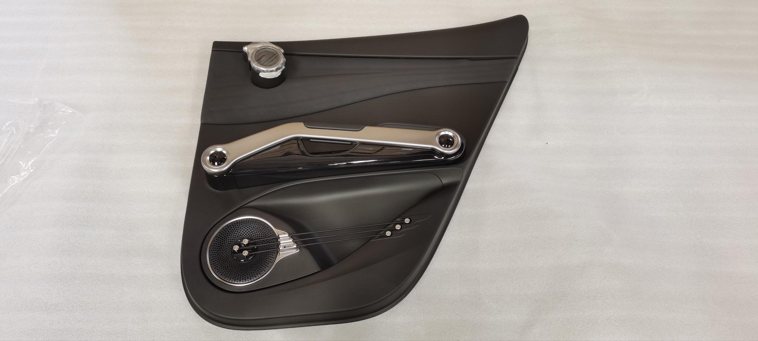 Right rear door trim panel assembly - Deep Black 5