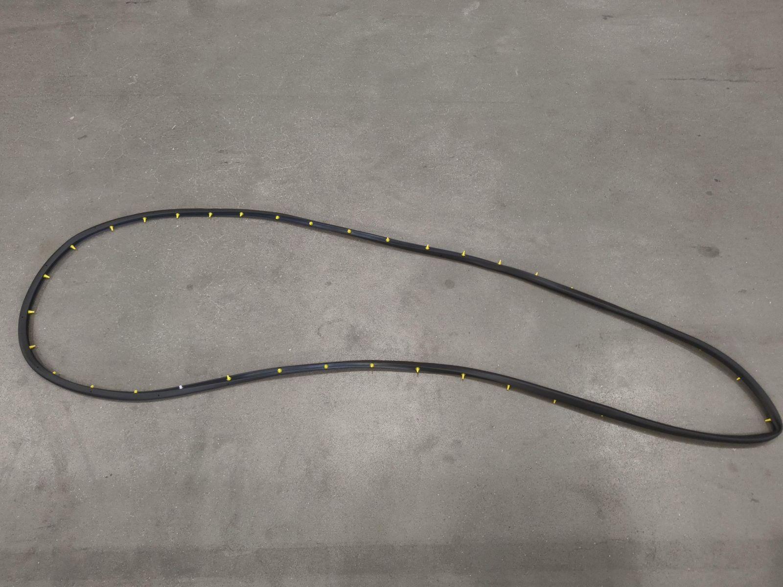 Left front door weatherstrip