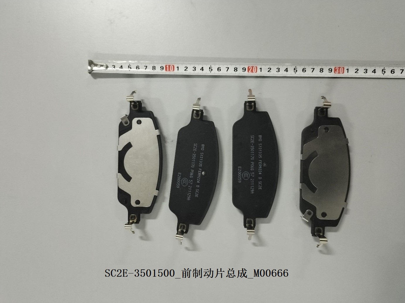Front Brake Pad Assembly
