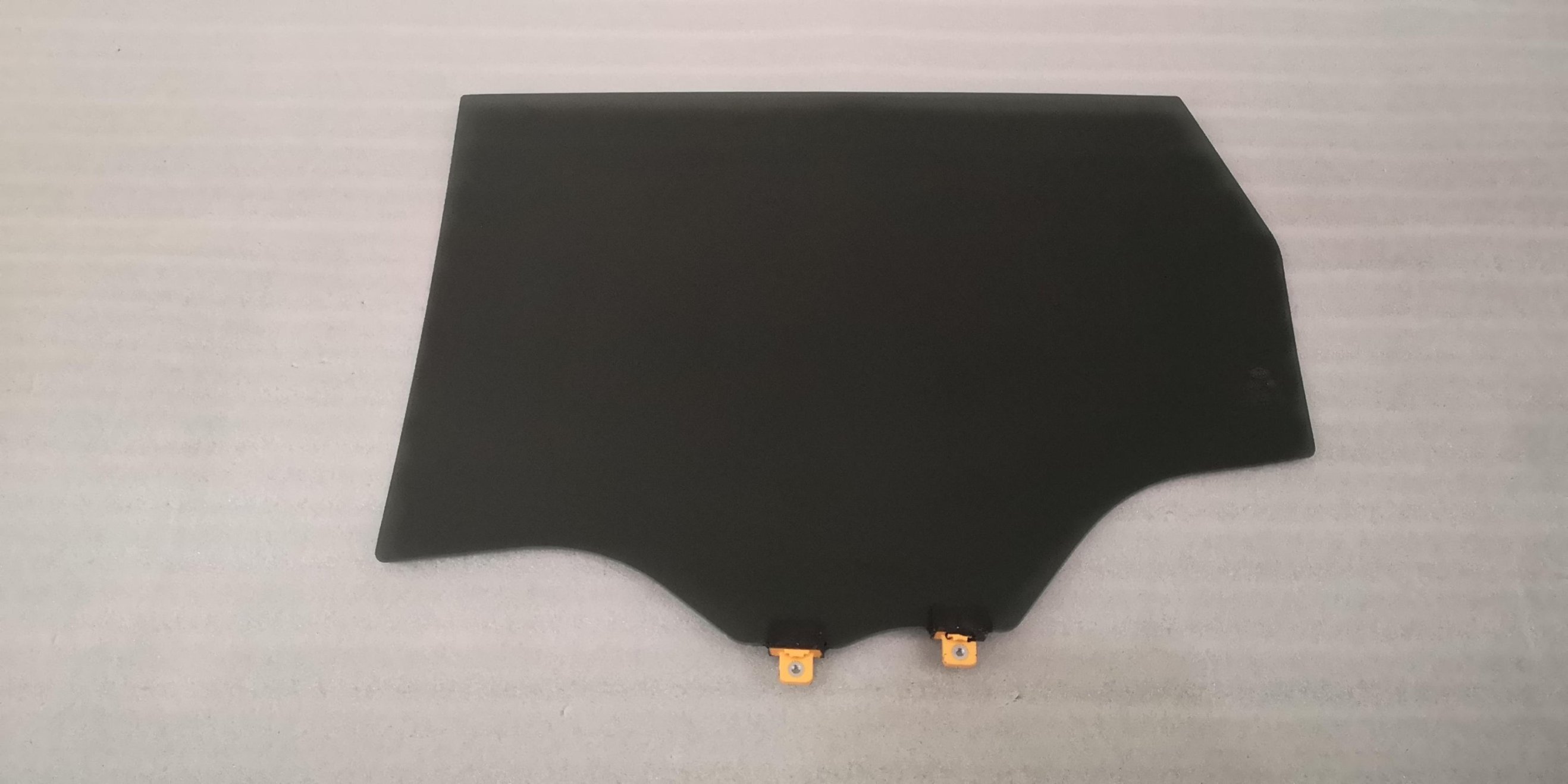 Right rear door glass assembly