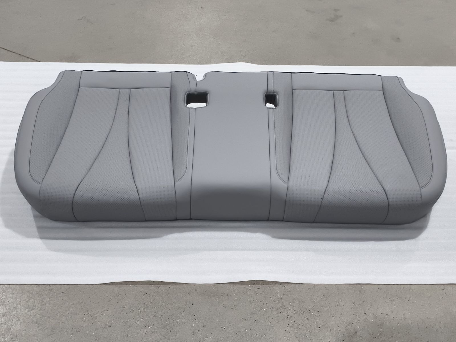 Left Rear Seat Cushion Assembly - Sea Salt Grey