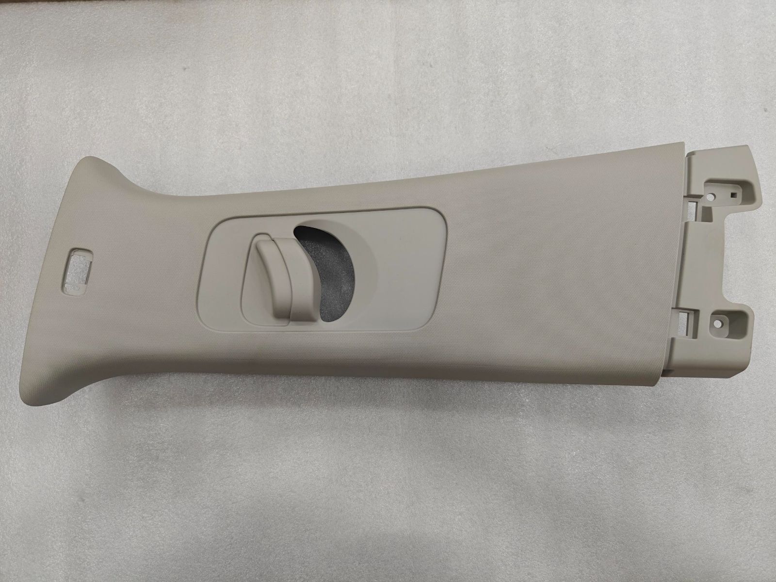 LH B-pillar upper trim panel assembly - Mist Grey
