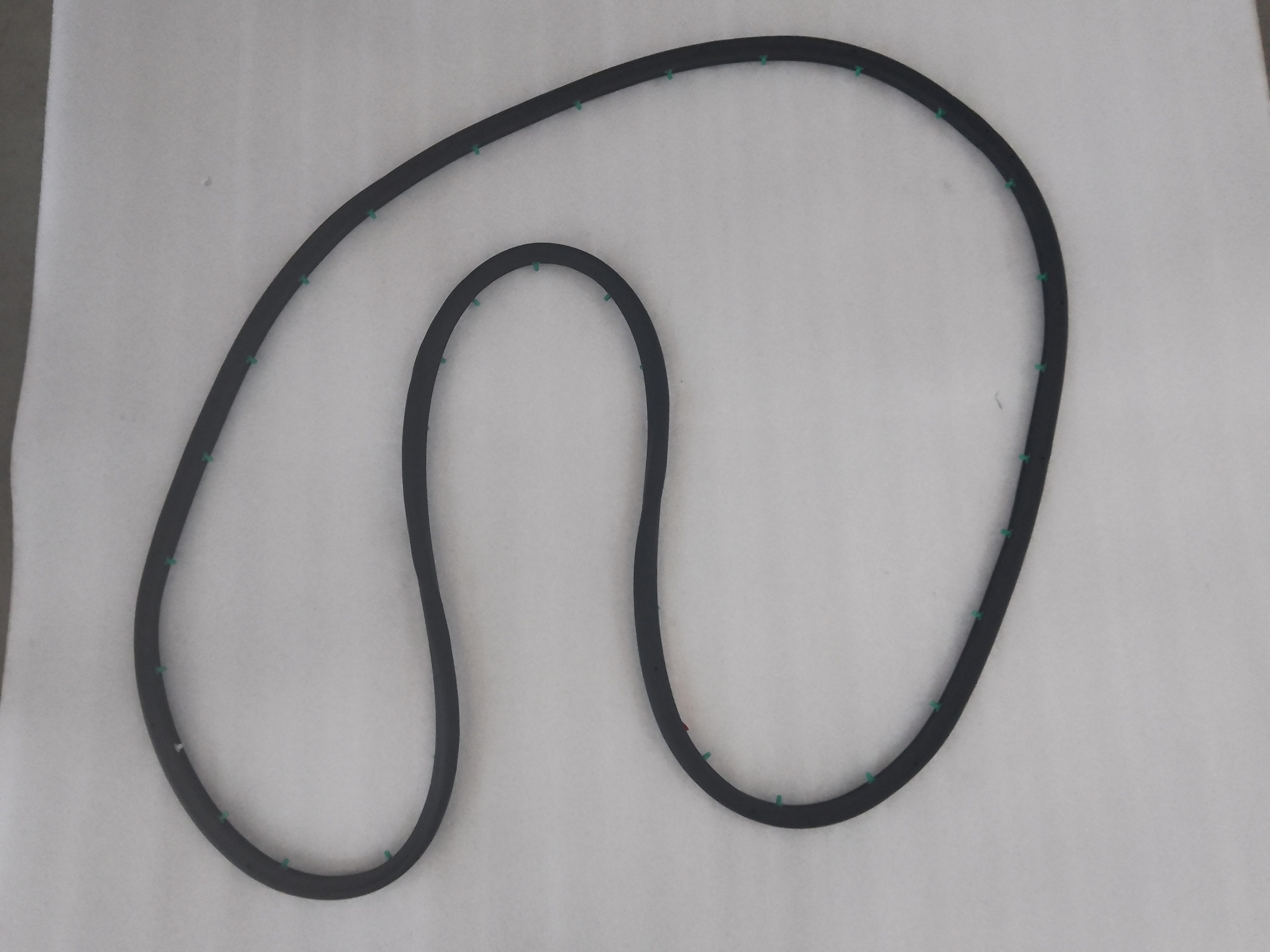 Right rear door weatherstrip