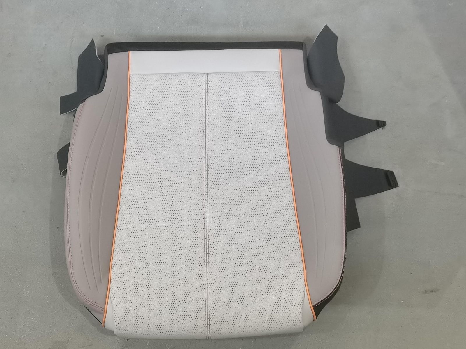 Passenger-Side Seat Cushion Cover and Foam Assembly – Sandstone Brown