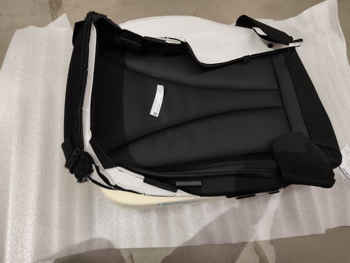 Driver seat cushion cover and foam assembly - Deep Black 5