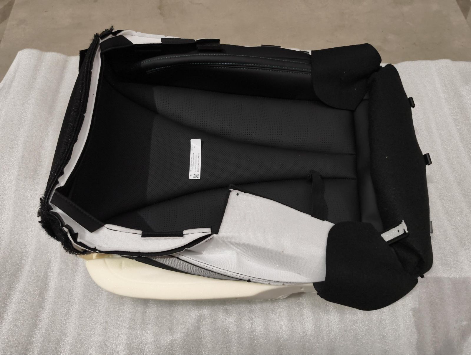 Passenger-Side Seat Cushion Cover and Foam Assembly - Deep Black 5