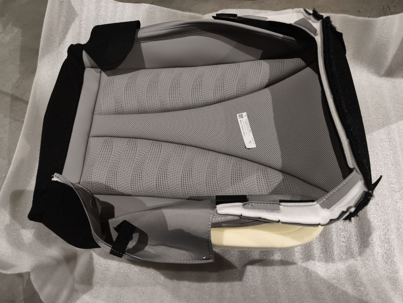 Driver Seat Cushion Cover and Foam Assembly-Sea Salt Grey